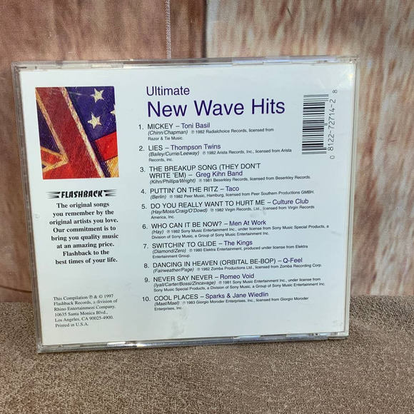 1997 Ultimate British New Wave Hits Flashback Audio Music CD - Picture 3 of 3